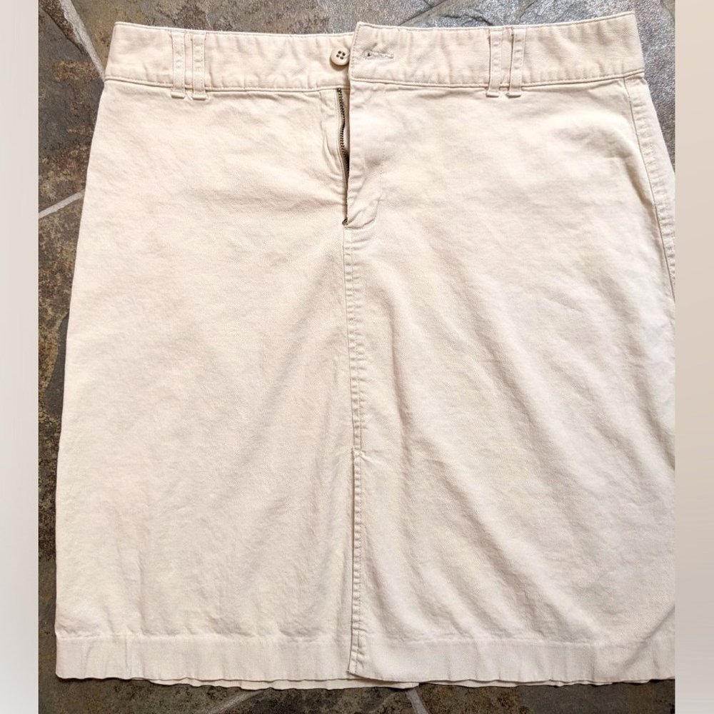 Gap Khaki Cargo Skirt